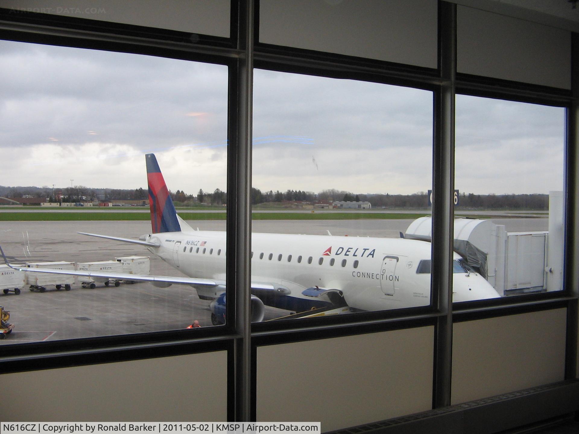 N616CZ, 2008 Embraer 175LR (ERJ-170-200LR) C/N 17000209, MSP, MN
