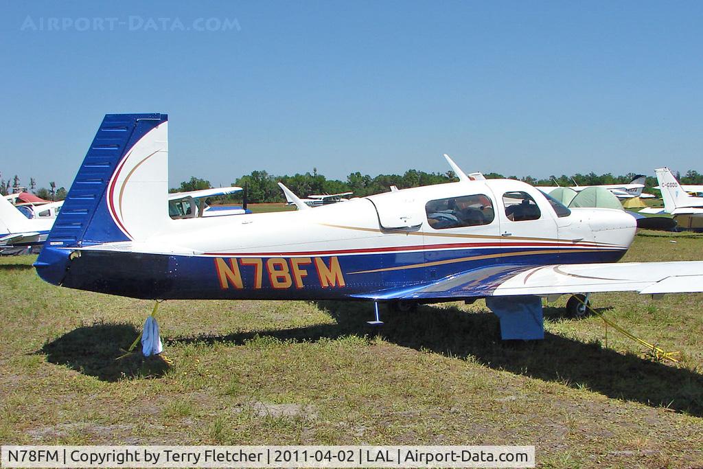 N78FM, 1978 Mooney M20J 201 C/N 24-0768, 2011 Sun n Fun at Lakeland , Florida