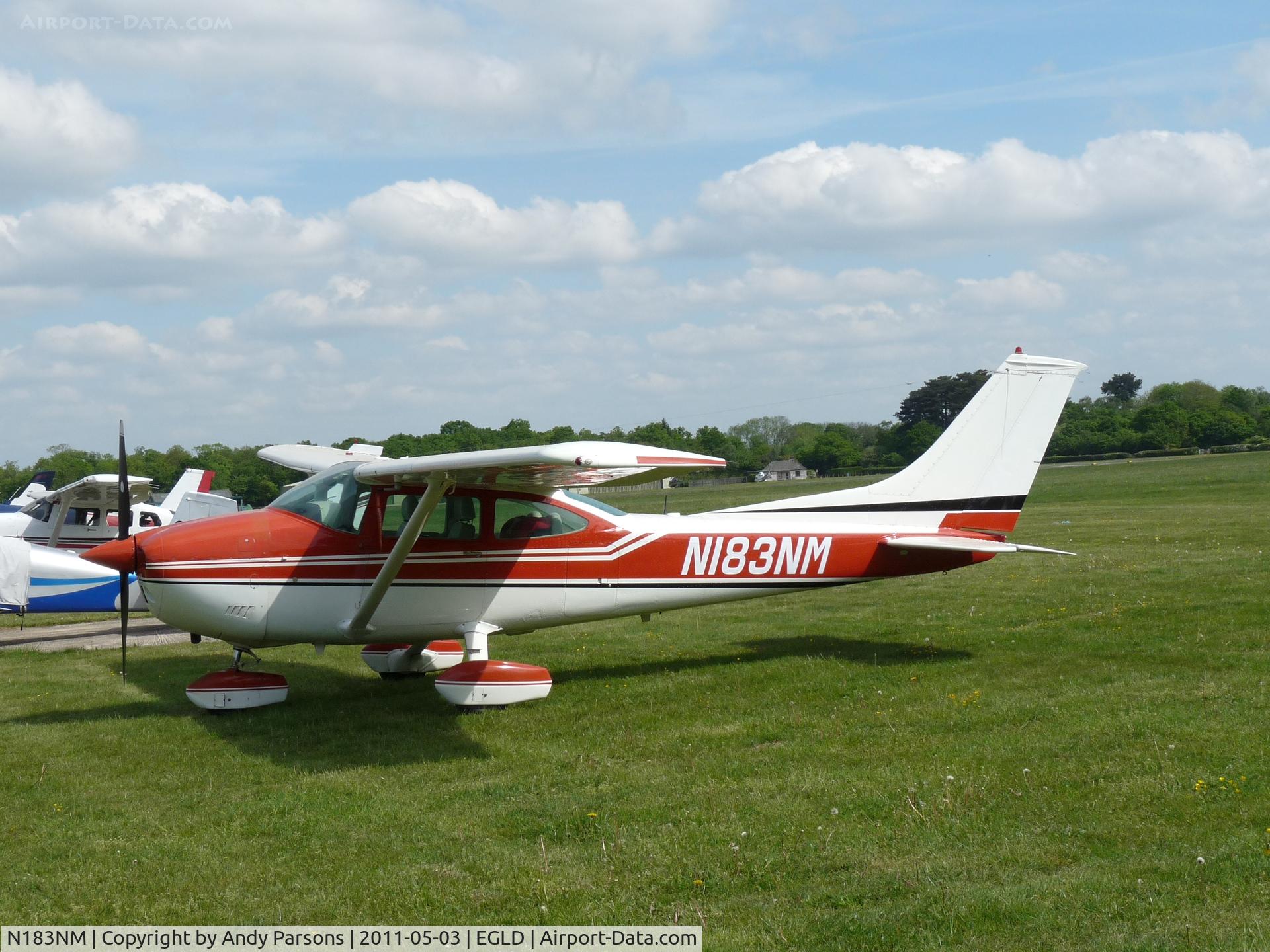 N183NM, 1975 Cessna 182P Skylane C/N 18263646, Ex British 182 at Denham