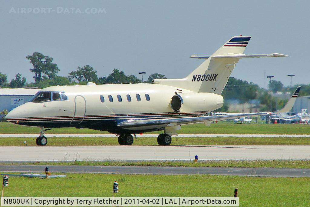 N800UK, 2002 Raytheon Hawker 800XP C/N 258577, 2011 Sun n Fun at Lakeland , Florida