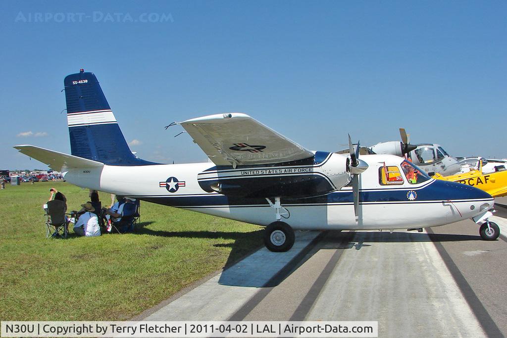 N30U, 1955 Aero Commander 560-A C/N 247, 2011 Sun n Fun at Lakeland , Florida