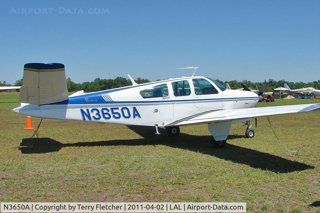 N3650A, 1969 Beech V35B Bonanza C/N D-9077, 2011 Sun n Fun at Lakeland , Florida