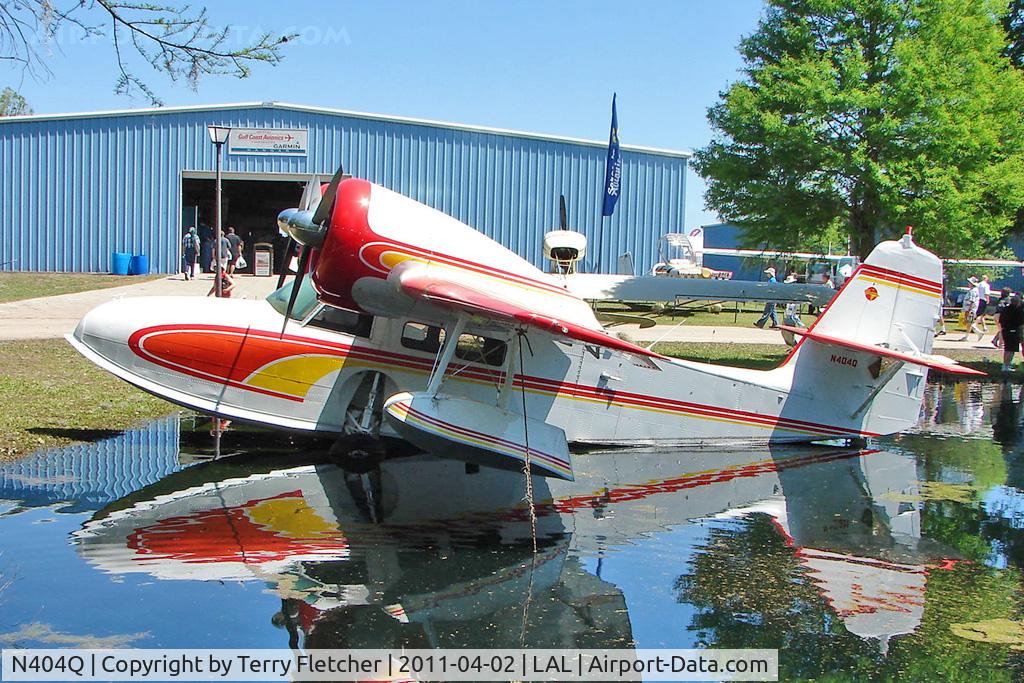 N404Q, 1944 Grumman G-44A Widgeon C/N 1388, Distressed after storms at 2011 Sun n Fun at Lakeland , Florida