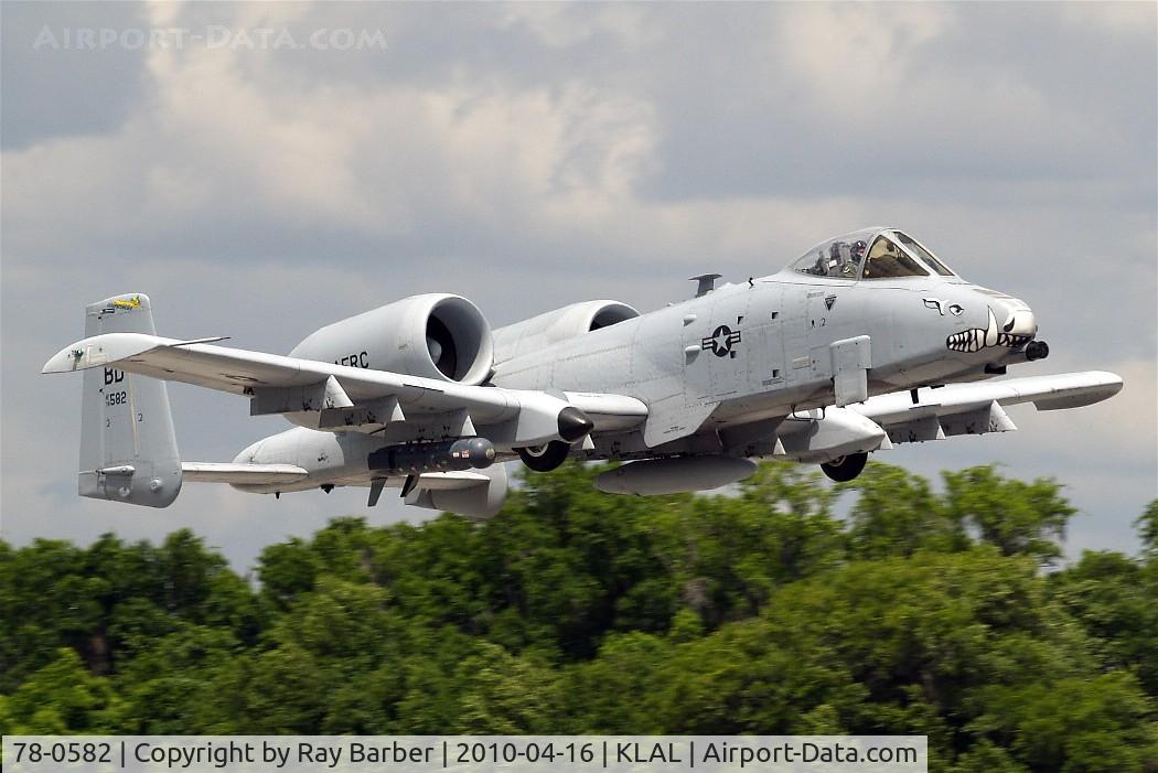 78-0582, 1978 Fairchild Republic A-10C Thunderbolt II C/N A10-0202, Fairchild A-10A Thunderbolt II [202] USAF Lakeland-Linder~N 16/04/2010