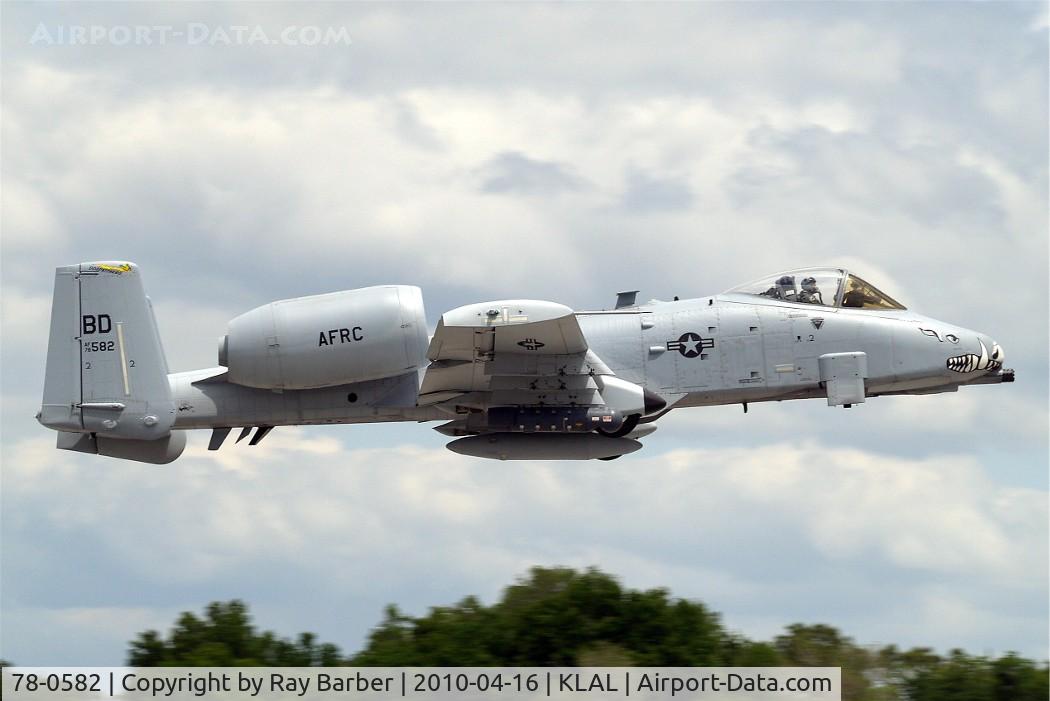 78-0582, 1978 Fairchild Republic A-10C Thunderbolt II C/N A10-0202, Fairchild A-10A Thunderbolt II [202] USAF Lakeland-Linder~N 16/04/2010