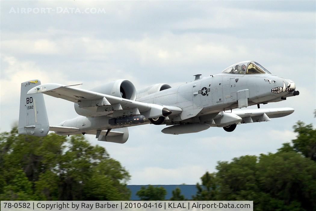 78-0582, 1978 Fairchild Republic A-10C Thunderbolt II C/N A10-0202, Fairchild A-10A Thunderbolt II [202] USAF Lakeland-Linder~N 16/04/2010