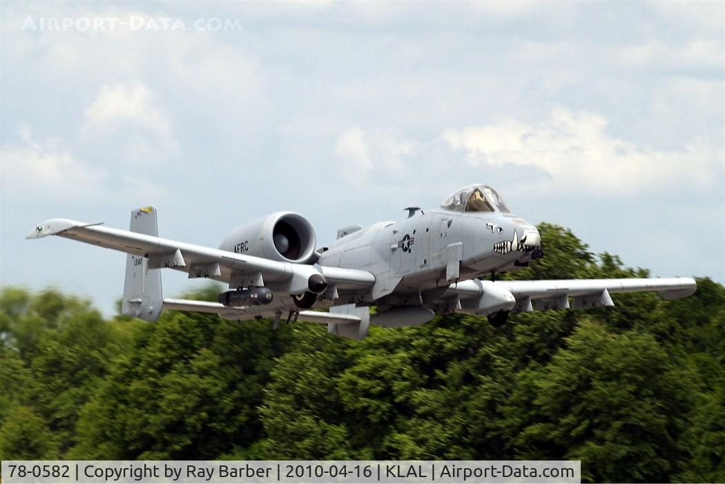 78-0582, 1978 Fairchild Republic A-10C Thunderbolt II C/N A10-0202, Fairchild A-10A Thunderbolt II [202] USAF Lakeland-Linder~N 16/04/2010