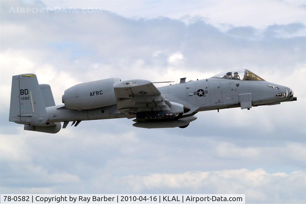 78-0582, 1978 Fairchild Republic A-10C Thunderbolt II C/N A10-0202, Fairchild A-10A Thunderbolt II [202] USAF Lakeland-Linder~N 16/04/2010
