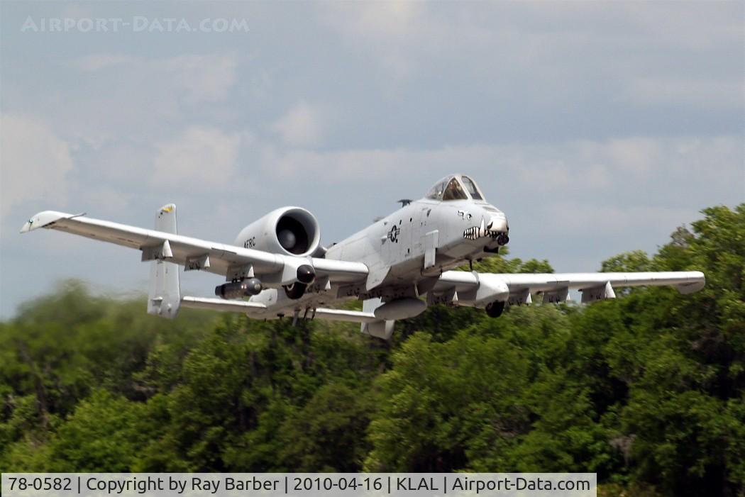 78-0582, 1978 Fairchild Republic A-10C Thunderbolt II C/N A10-0202, Fairchild A-10A Thunderbolt II [202] USAF Lakeland-Linder~N 16/04/2010