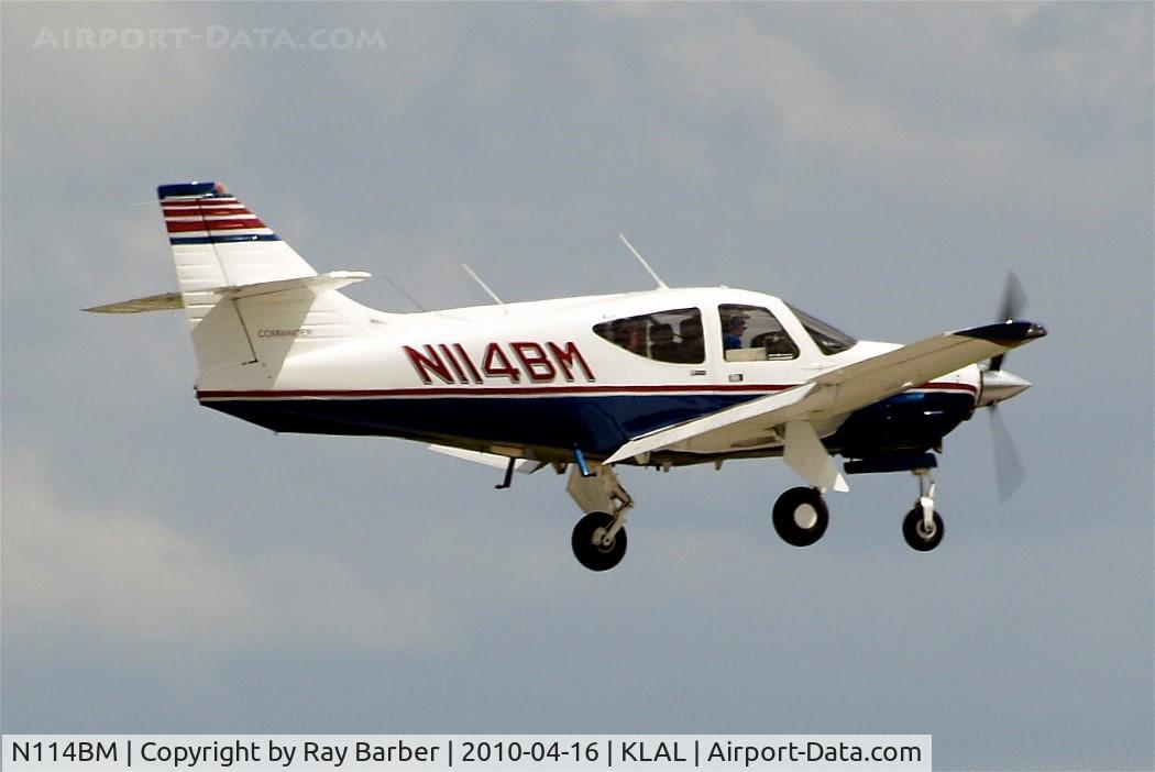 N114BM, 1976 Rockwell International 114 Commander C/N 14082, Rockwell Commander 114 [14082] Lakeland-Linder~N 16/04/2010