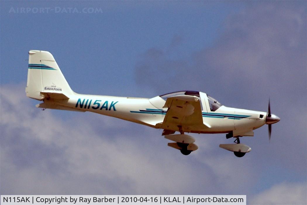 N115AK, 1995 Grob G-115C2 C/N 82054/C2, N115AK   Grob G.115C Bavarian [82054] Lakeland-Linder~N 16/04/2010