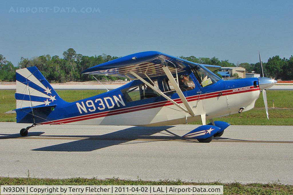 N93DN, 1993 American Champion 8KCAB Super Decathlon C/N 712-93, Sun n Fun 2011 at Lakeland , Florida