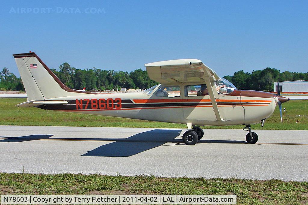 N78603, 1968 Cessna 172K Skyhawk C/N 17257682, Sun n Fun 2011 at Lakeland , Florida