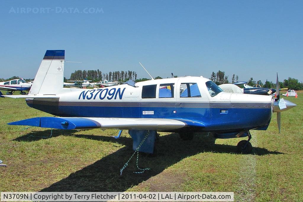 N3709N, 1967 Mooney M-20G Statesman C/N 680045, Sun n Fun 2011 at Lakeland , Florida