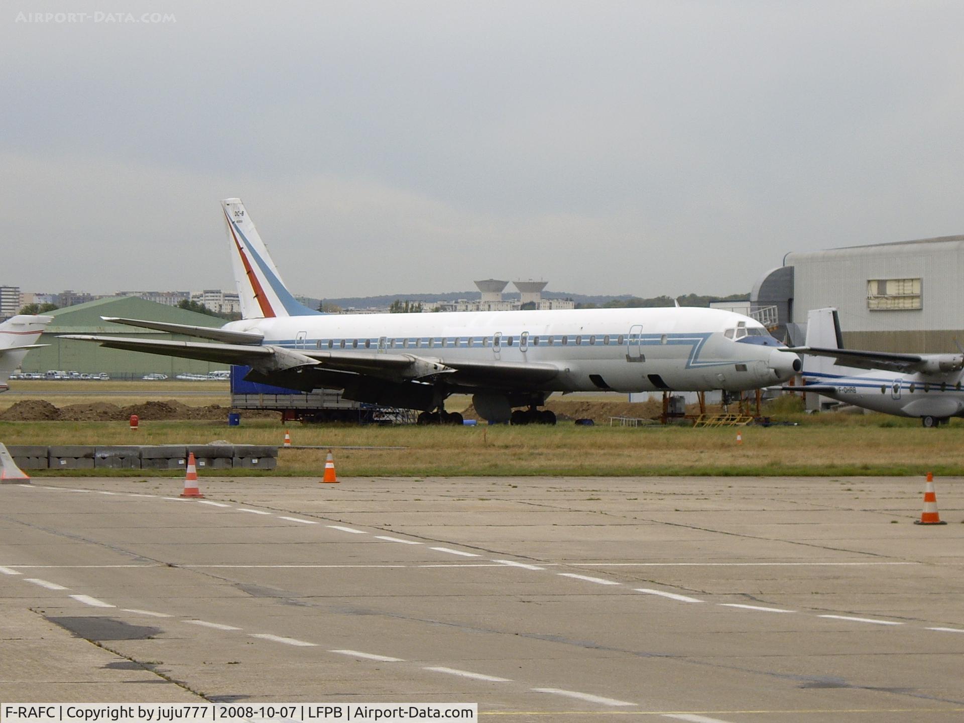F-RAFC, 1965 Douglas DC-8F-55 C/N 45819, stor for part at Le Bourget