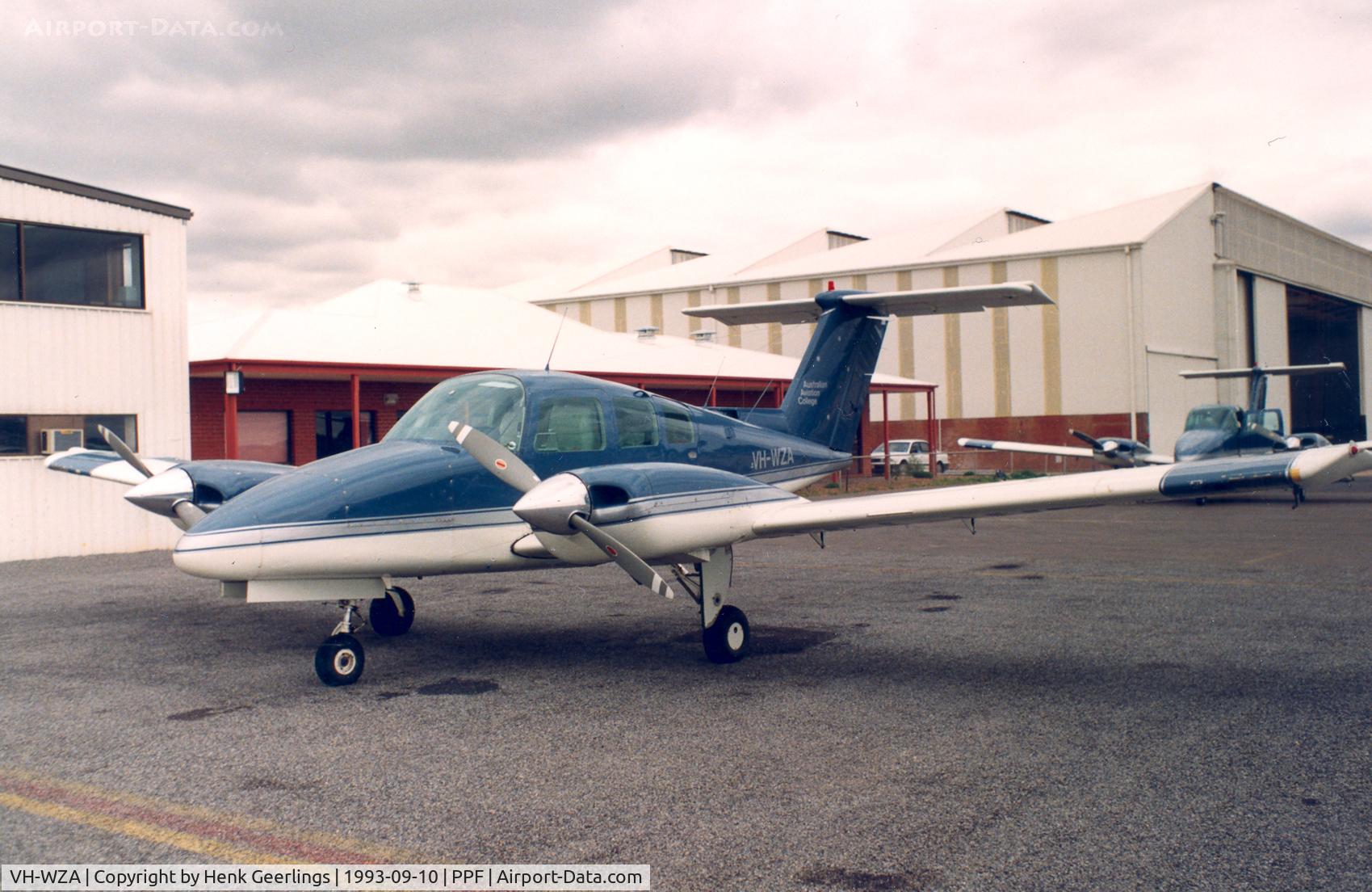 VH-WZA, 1981 Beech 76 Duchess C/N ME-377, Australian Aviation College , Adelaide , Parafield