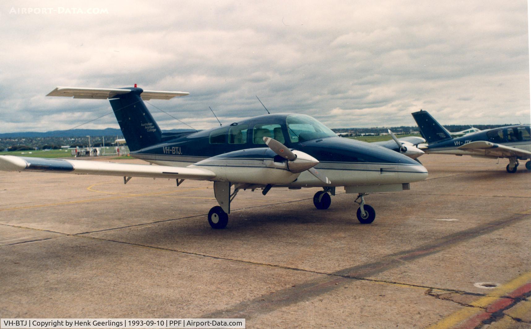 VH-BTJ, 1980 Beech 76 Duchess C/N ME-358, Australian Aviation College , Adelaide , Parafield