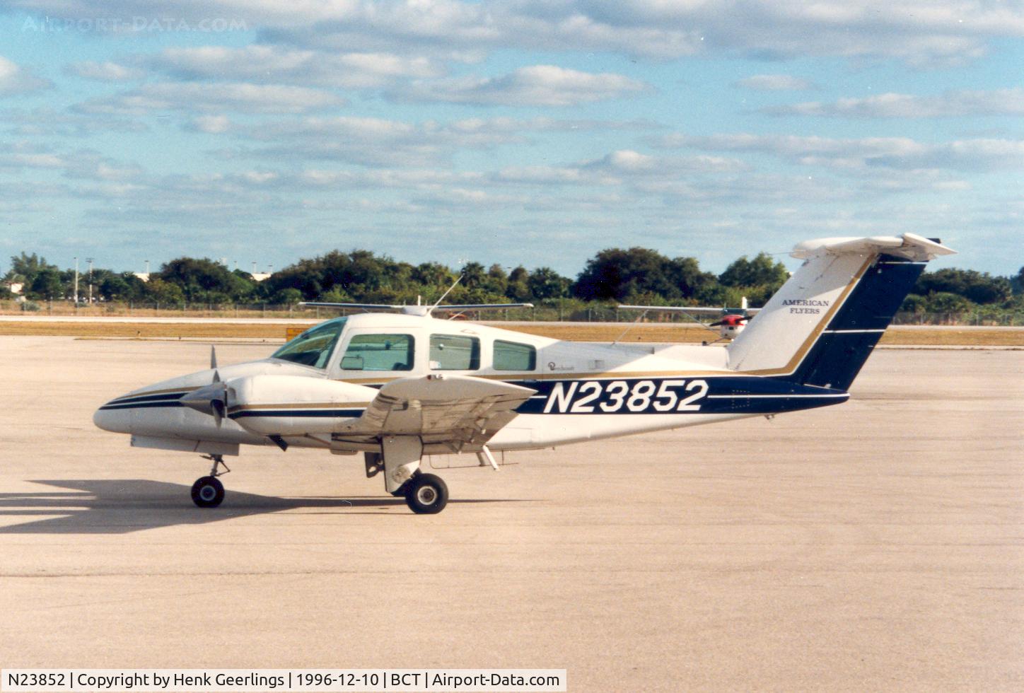 N23852, 1978 Beech 76 Duchess C/N ME-15, American Flyers