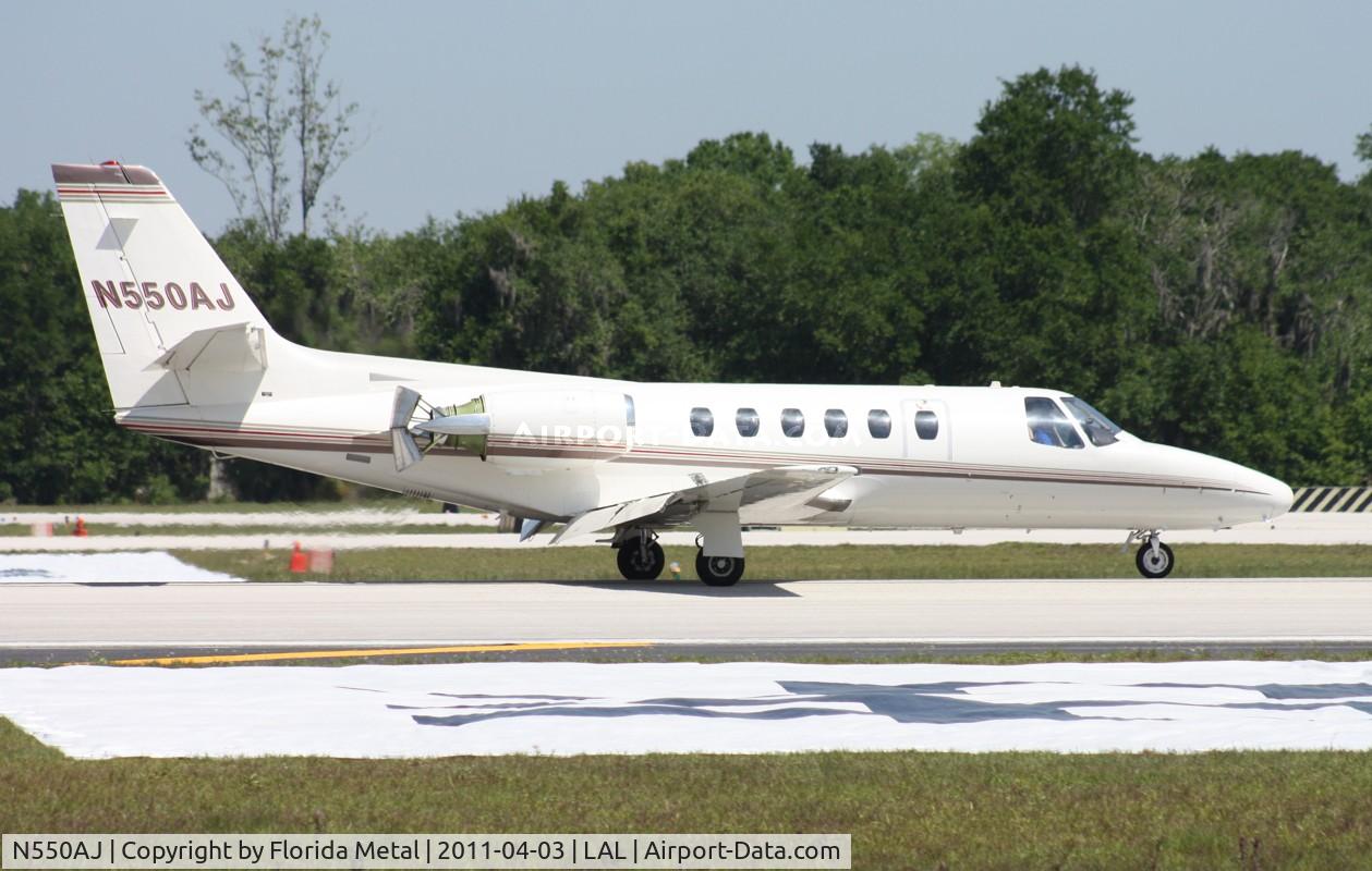 N550AJ, 1987 Cessna S550 Citation IIS C/N S550-0141, Cessna 550