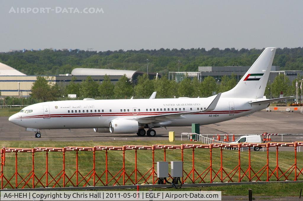 A6-HEH, 2004 Boeing 737-8AJ BBJ2 C/N 32825, Dubai Air Wing