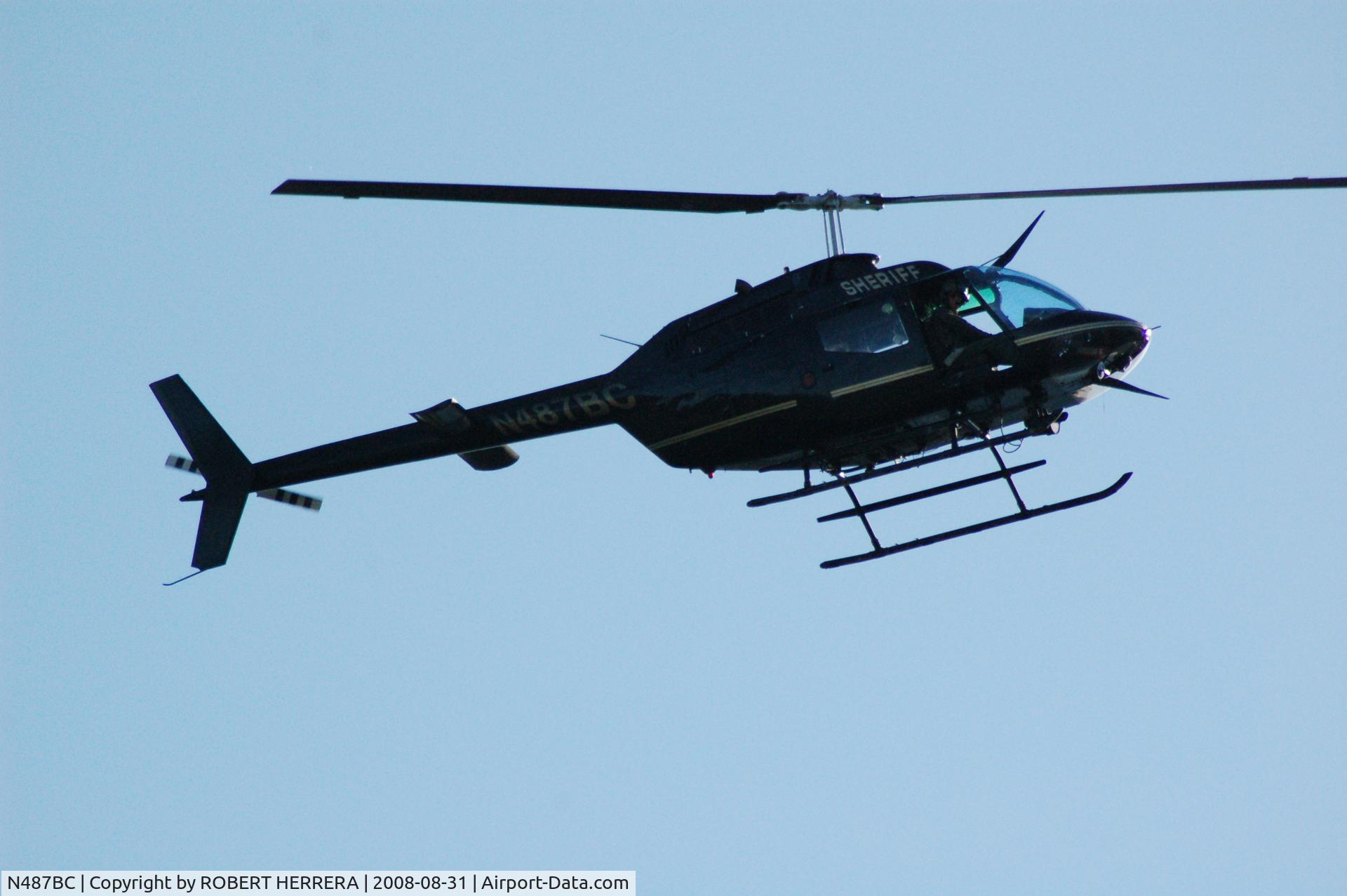 N487BC, Bell OH-58A C/N 70-15107, LABOR DAY 2008. CHICO CA.