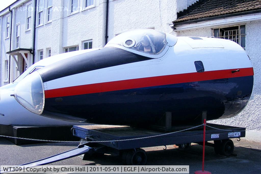 WT309, English Electric Canberra B.6 C/N EEP71436, at the Farnborough Air Sciences Trust museum