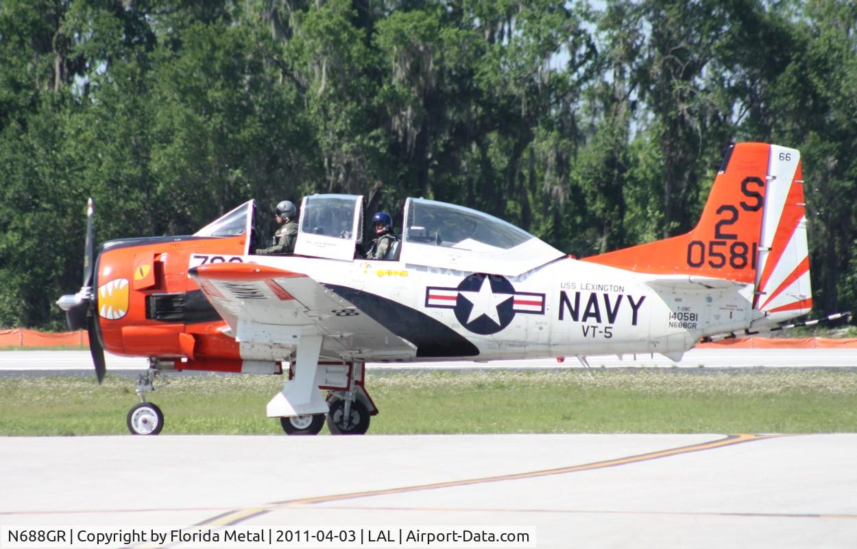 N688GR, 1958 North American T-28C Trojan Trojan C/N 226-158 (140581), T-28C