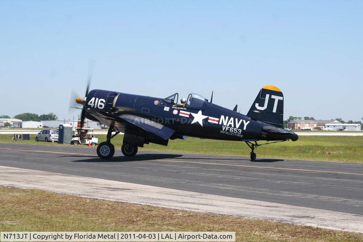 N713JT, 1945 Vought F4U-4B Corsair C/N 97143, F4U-4