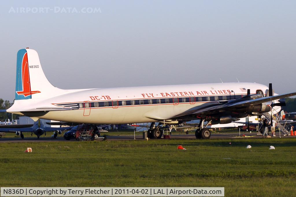 N836D, 1957 Douglas DC-7B C/N 45345, 2011 Sun n Fun at Lakeland , Florida