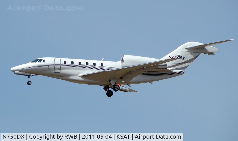 N750DX, 2006 Cessna 750 Citation X C/N 750-0263, Landing 12R