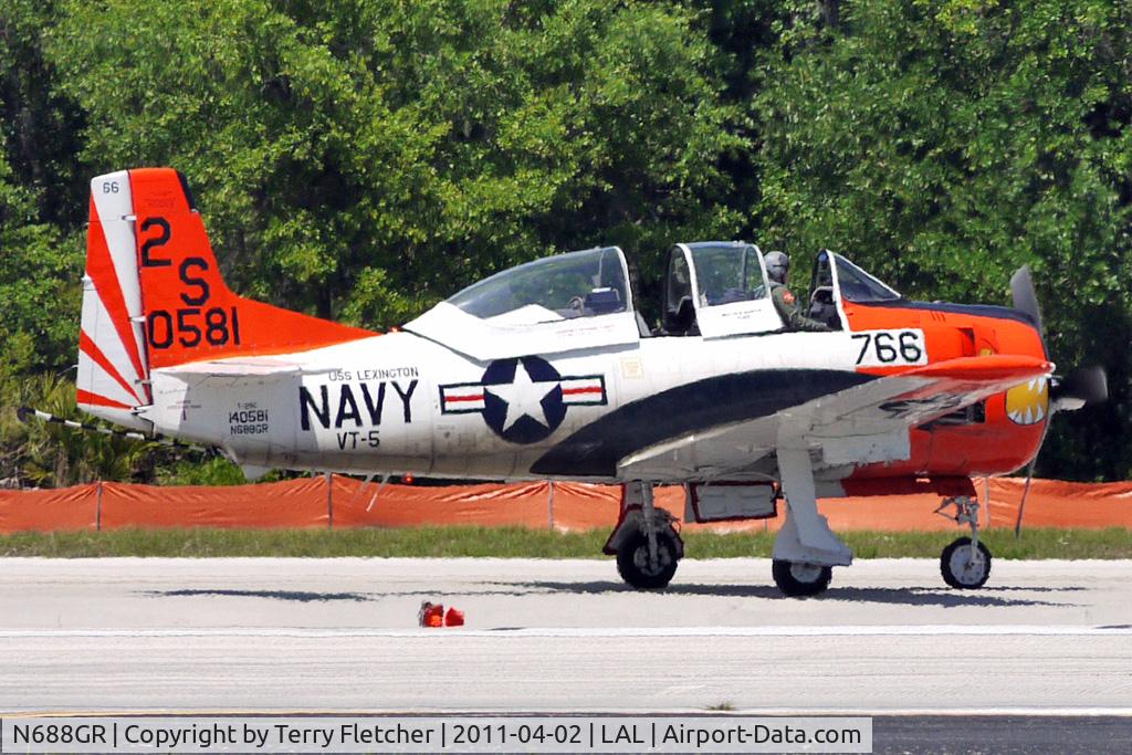 N688GR, 1958 North American T-28C Trojan Trojan C/N 226-158 (140581), 2011 Sun n Fun at Lakeland
Construction Number 226-158