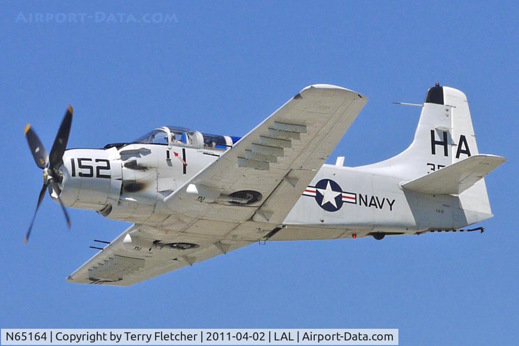 N65164, 1955 Douglas EA-1E Skyraider AD-5W C/N 55-471DH, 2011 Sun n Fun at Lakeland