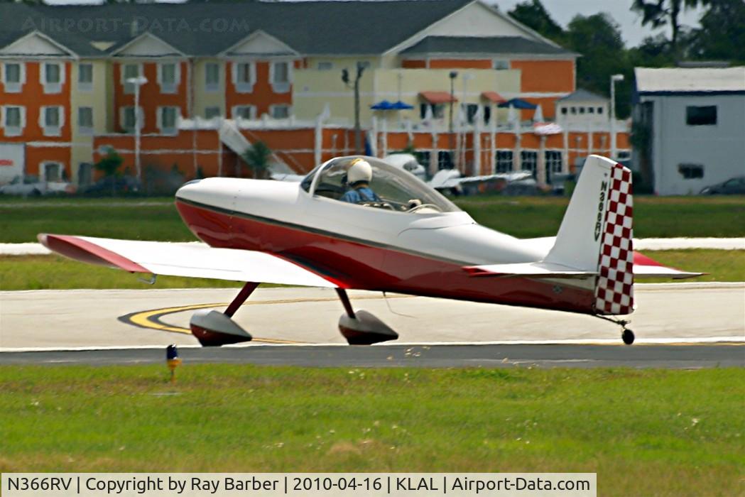 N366RV, 2006 Vans RV-8 C/N 80366, Van's RV-8 [80366] Lakeland-Linder~N 16/04/2010