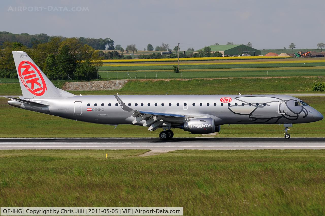 OE-IHG, 2011 Embraer 190LR (ERJ-190-100LR) C/N 19000435, NIKI Embraer