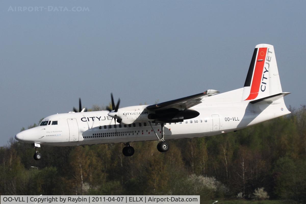 OO-VLL, 1989 Fokker 50 C/N 20144, Former VLM Fokker OO-VLL