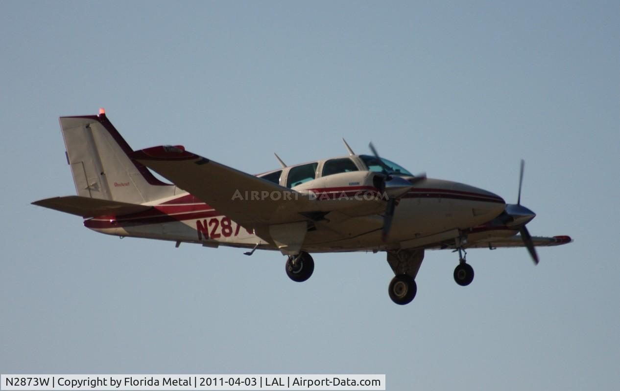 N2873W, 1973 Beech 95-B55 (T42A) Baron C/N TC-1580, Beecn 55