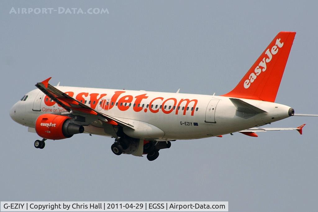 G-EZIY, 2005 Airbus A319-111 C/N 2636, easyJet