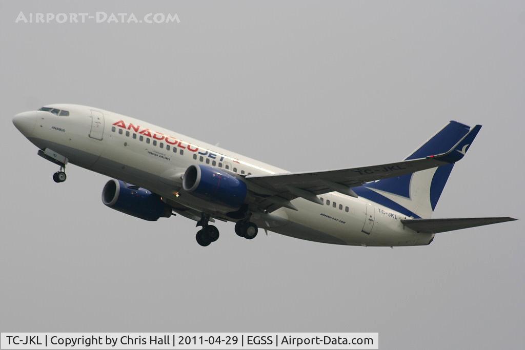 TC-JKL, 2007 Boeing 737-76N C/N 34753, AnadoluJet