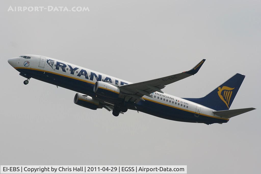 EI-EBS, 2009 Boeing 737-8AS C/N 35001, Ryanair