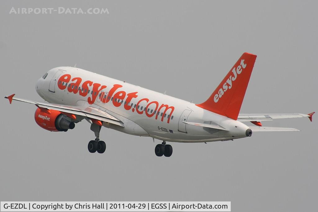 G-EZDL, 2008 Airbus A319-111 C/N 3569, easyJet