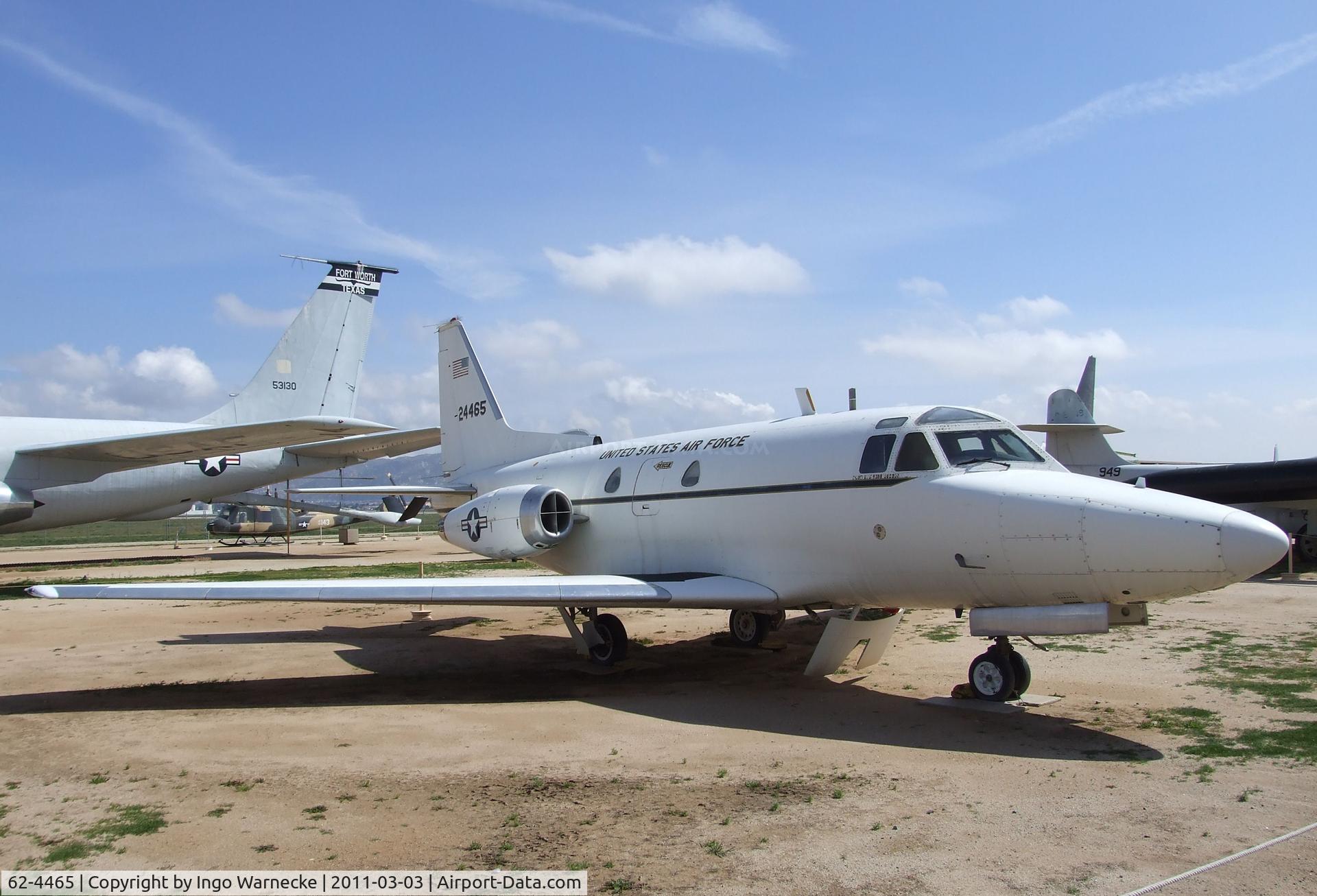 62-4465, 1962 North American CT-39A Sabreliner C/N 276-18, North American CT-39A Sabreliner at the March Field Air Museum, Riverside CA