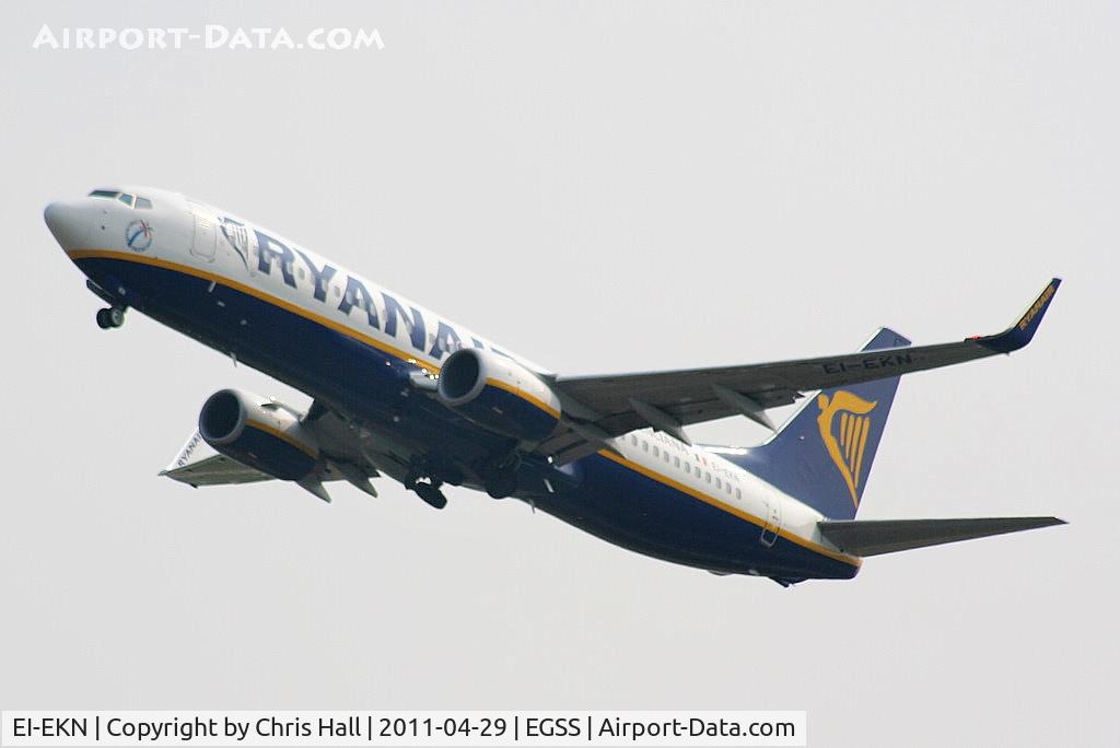 EI-EKN, 2010 Boeing 737-8AS C/N 35026, Ryanair
