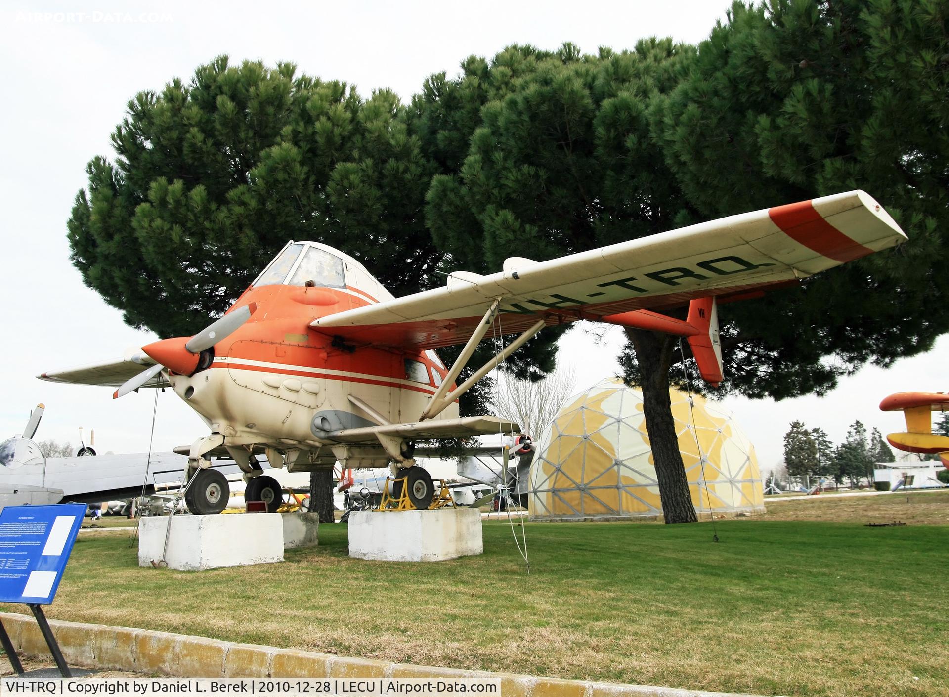 VH-TRQ, Transavia PL-12T-320 Airtruk C/N G-783, This is certainly among the most unusual aircraft I have photographed.  Aussie bird in retirement at museum in Spain.