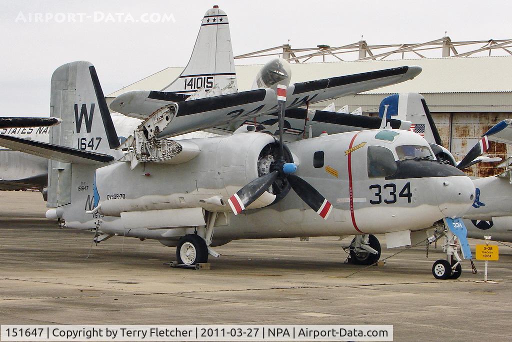 151647, Grumman S-2E Tracker C/N 180C, Grumman S-2E Tracker, c/n: 180C in open storage at Pensacola Naval Museum
