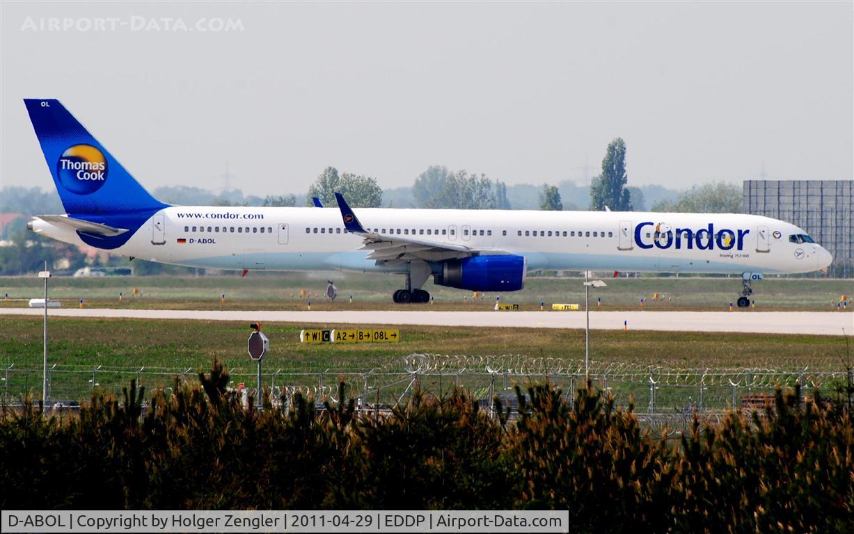 D-ABOL, 2000 Boeing 757-330 C/N 29021, Taxiing to rwy 08L.