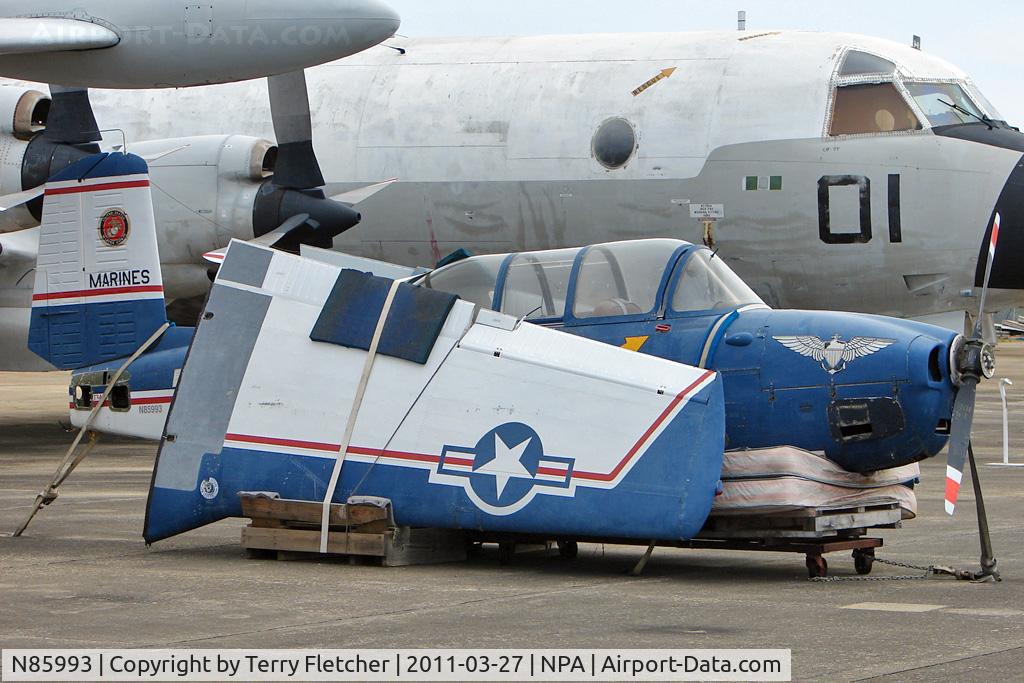 N85993, 1955 Beech D-45 (T-34B) Mentor C/N BG-92, 1955 Beech D-45, c/n: BG-92 at Pensacola Naval Museum
