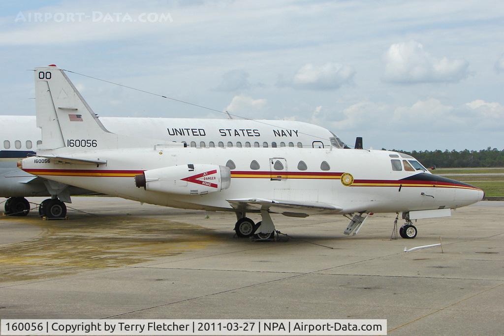 160056, North American Rockwell CT-39G Sabreliner C/N 306-107, North American Rockwell CT-39G Sabreliner, c/n: 306-106 in outside storage at Pensacola Naval Museum