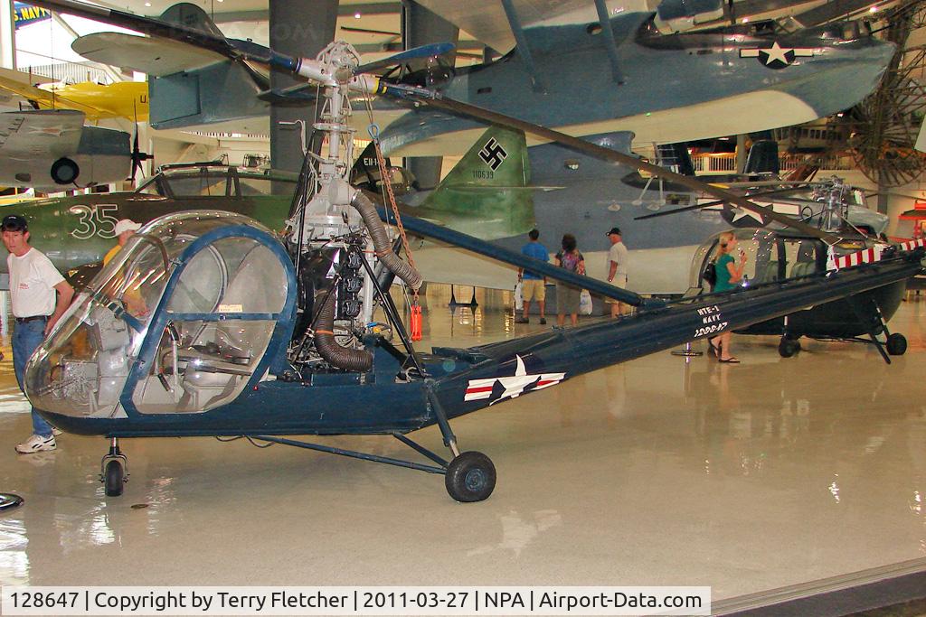 128647, 1950 Hiller HTE-1 C/N Not found 128647, 1950 Hiller HTE-1 at Pensacola Naval Museum