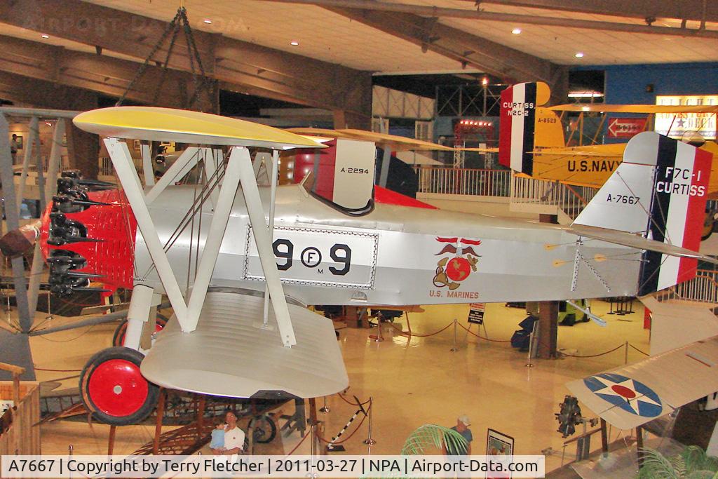 A7667, 1928 Curtiss F7C-1 C/N Not found A-7667, 1928 Curtiss F7C-1 at Pensacola Naval Museum