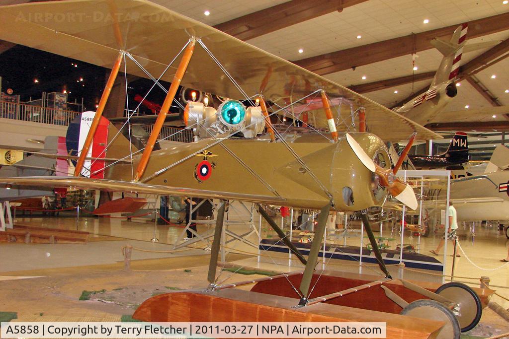 A5858, 1918 Thomas-Morse S-4C-1 Scout C/N 235, 1918 Thomas-Morse S.4C at Pensacola Naval Museum